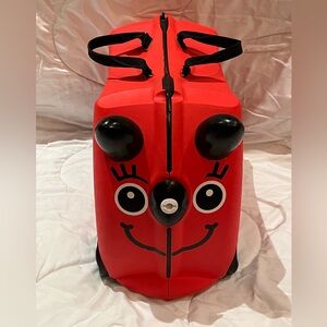 Red Ladybug Trunki Kids Suitcase (please read)